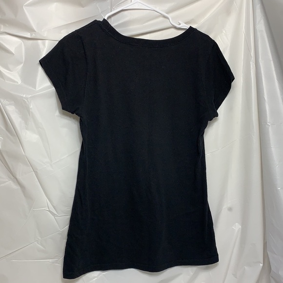 GIRLS Batman Black Logo Short Sleeve Tee Shirt Size XXL - Picture 2 of 4